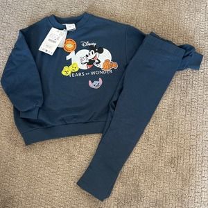 Zara Mickey Disney Sweatsuit Set 3-4 NWT